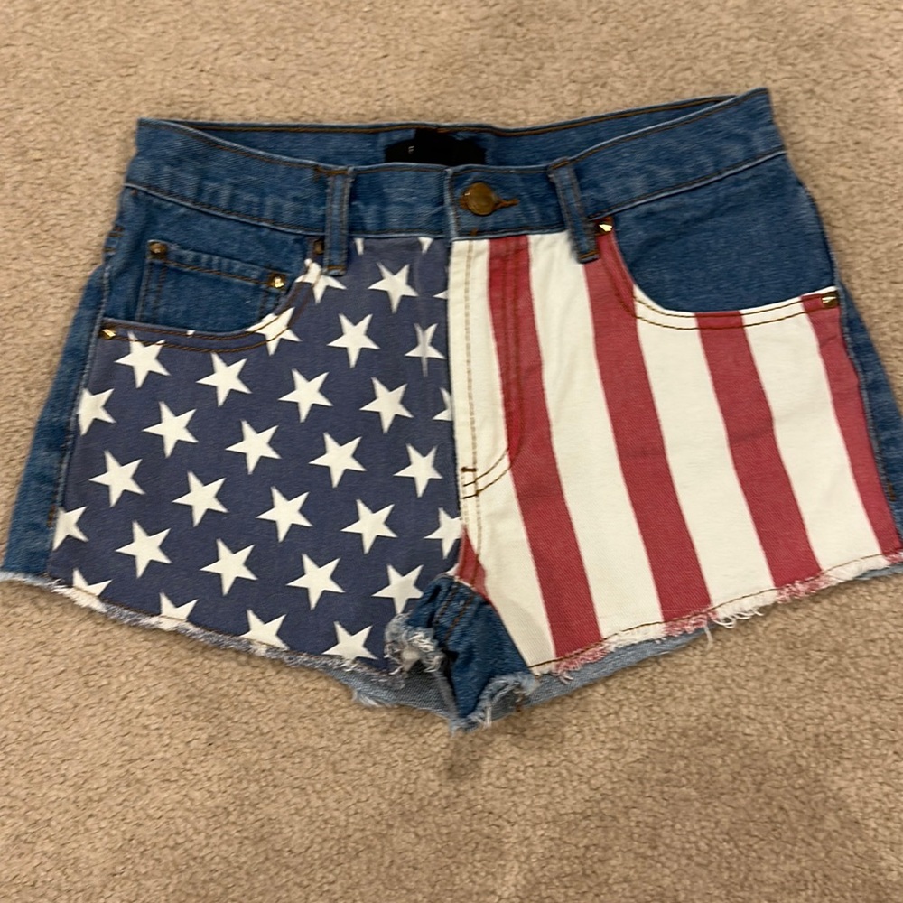 American flag shorts